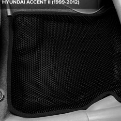 3D коврики EVA с бортами Hyundai Accent II (1999-2012)