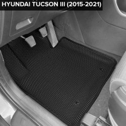3D коврики EVA с бортами Hyundai Tucson III (2015-2021)
