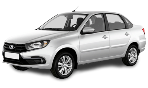 3D коврики EVA с бортами в салон на Lada Granta FL седан, лифтбек, универсал (2018-н.в.)