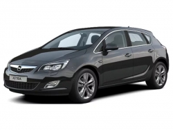 2D коврики EVA в салон и багажник  на Opel Astra J хетчбек (2009-2018)