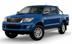 2D коврики EVA в салон  на Toyota Hilux VII (2004-2015)