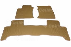 2D коврики EVA в салон и багажник  на Toyota Land Cruiser Prado 120, 5 мест (2002-2009)