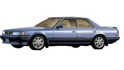 2D коврики EVA в салон  на Toyota Chaser X80, правый руль (1988-1992)