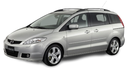 2D коврики EVA в салон на Mazda 5 I CR правый руль (2005-2010)