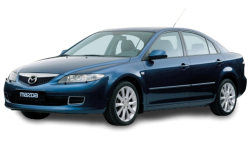 2D коврики EVA в салон и багажник на Mazda 6 I GG седан (2002-2008)
