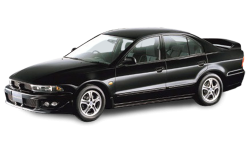 2D коврики EVA в салон  на Mitsubishi Galant VIII 4WD, правый руль (1996-2003)