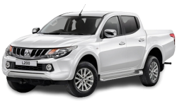 2D коврики EVA в салон и багажник  на Mitsubishi L 200 V (2015-2019)