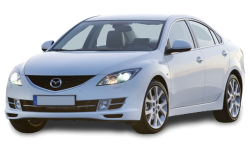 3D коврики EVA с бортами в салон на Mazda 6 II GH седан, лифтбек, универсал (2007-2012)