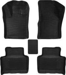 3D коврики EVA с бортами в салон  на EXEED VX 6 мест (2021-н.в)